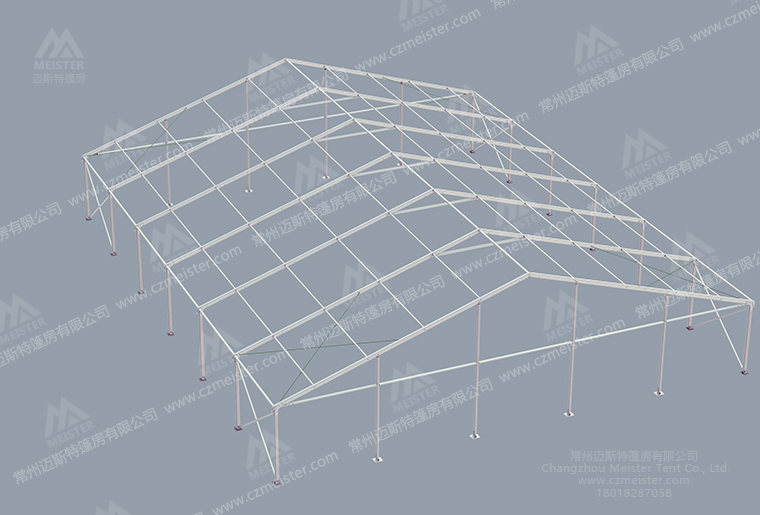環(huán)保防塵篷房框架圖 環(huán)保防塵篷房框架圖